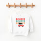 Believe Stacked Car | Toddler Sweatshirt
