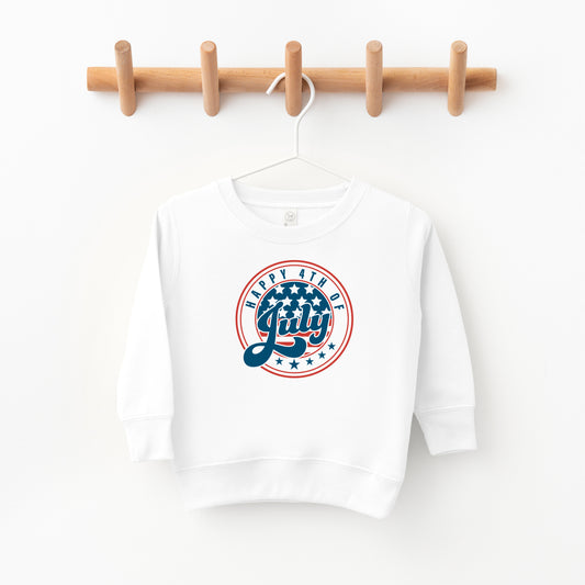Happy Fourth Circle | Toddler Sweatshirt