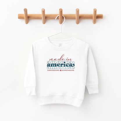 Made In America Stacked | Toddler Sweatshirt