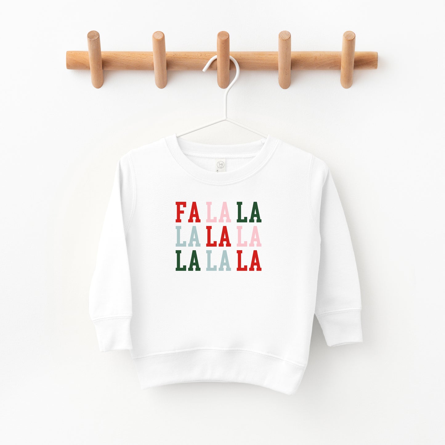 Colorful Fa La La | Toddler Sweatshirt