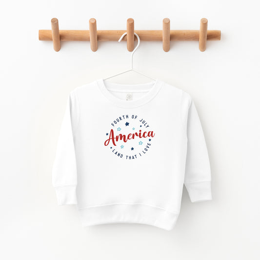 Land That I Love Colorful | Toddler Sweatshirt