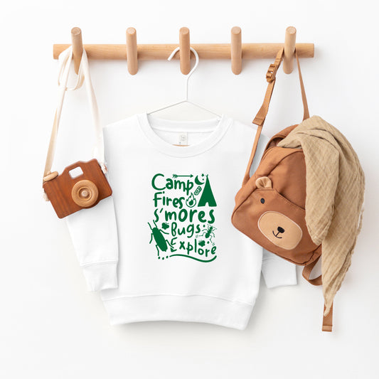 Camp Fire S'mores | Toddler Graphic Sweatshirt