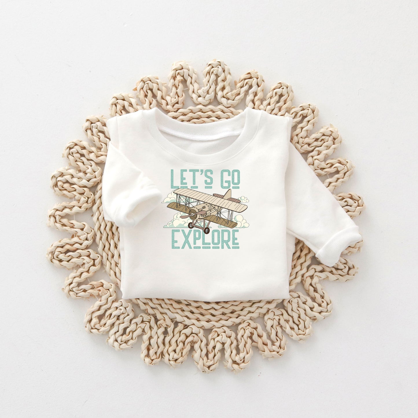 Let's Go Explore | Toddler Sweatshirt