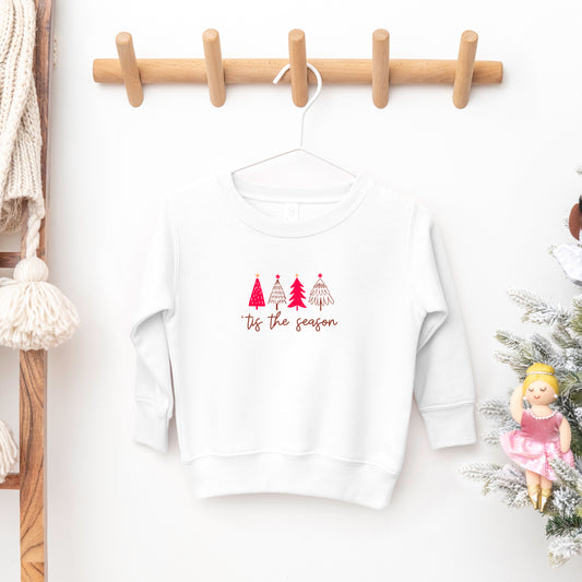 Tis The Season Trees | Toddler Sweatshirt