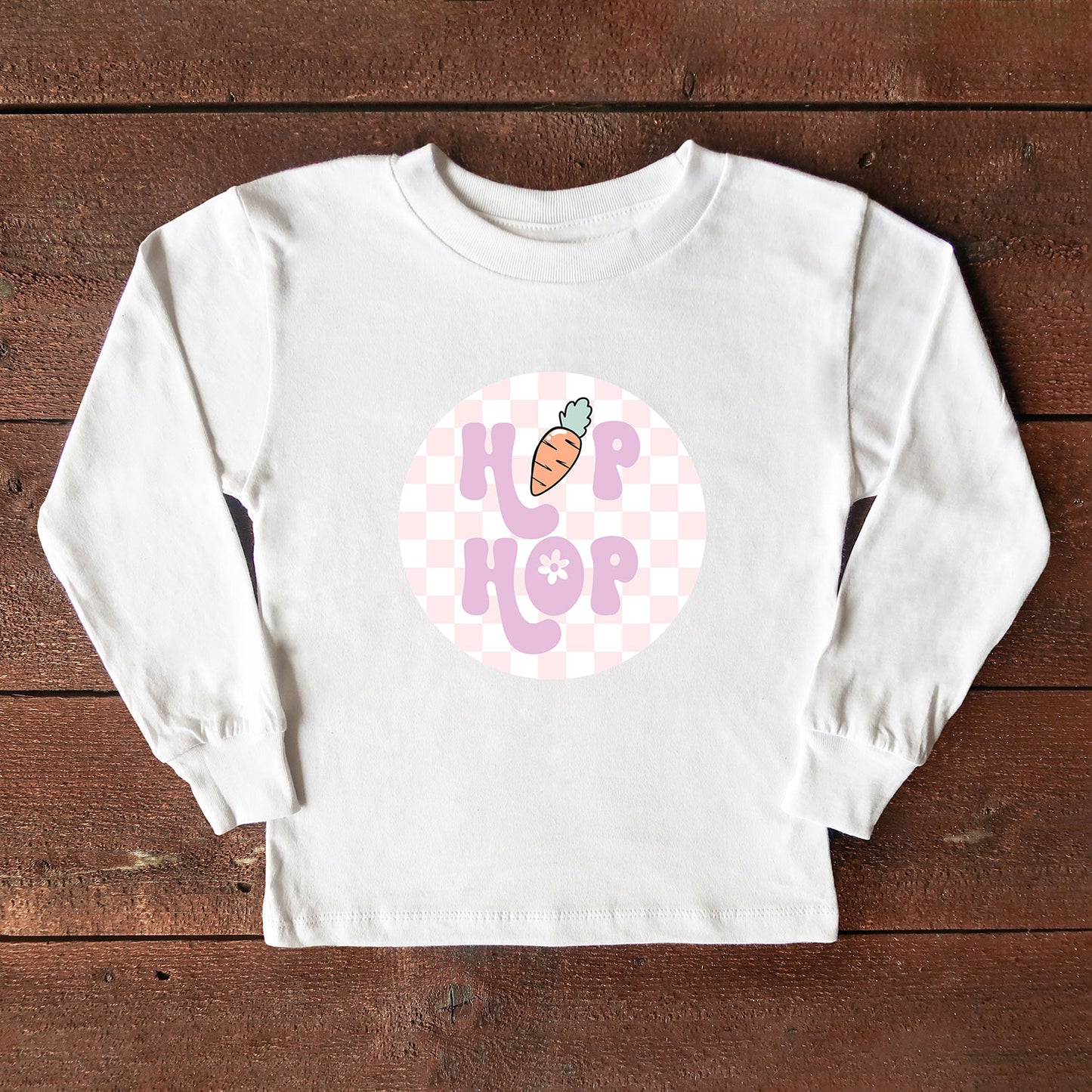 Checkered Hip Hop | Youth Long Sleeve Tee
