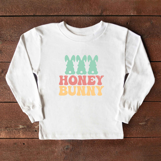 Honey Bunny Bunny Tails | Toddler Long Sleeve Tee