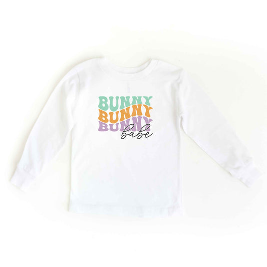 Bunny Babe Stacked | Youth Long Sleeve Tee