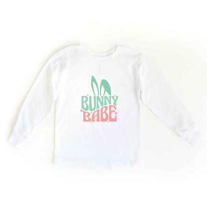 Bunny Babe With Ears | Toddler Long Sleeve Tee