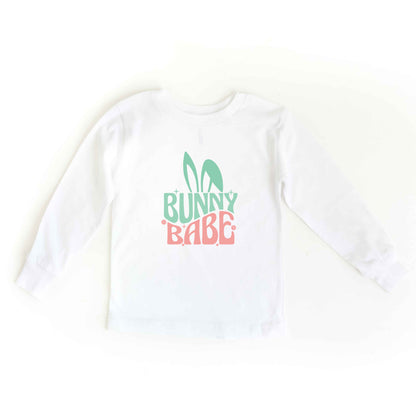 Bunny Babe With Ears | Youth Long Sleeve Tee