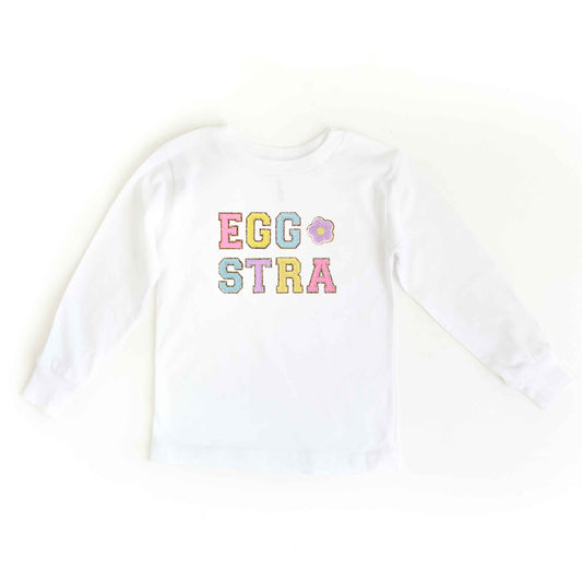 Eggstra Flower | Youth Long Sleeve Tee