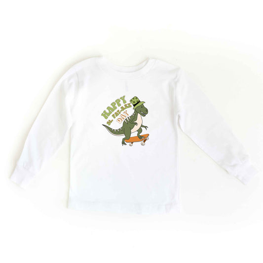 Happy St. Pat-Rex Day | Youth Long Sleeve Tee