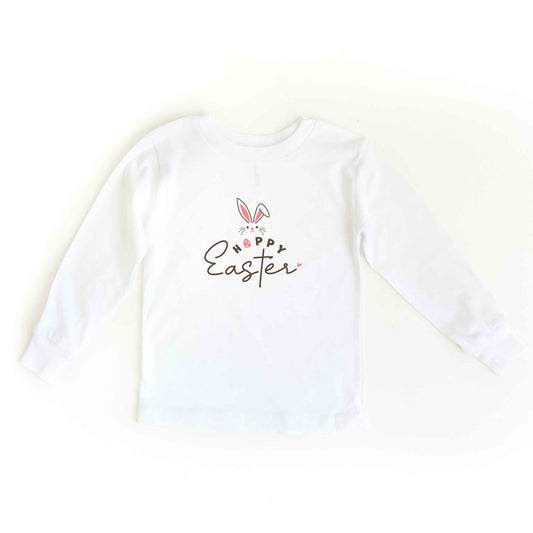 Hoppy Easter Bunny Egg | Toddler Long Sleeve Tee