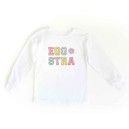 Eggstra Flower | Toddler Long Sleeve Tee