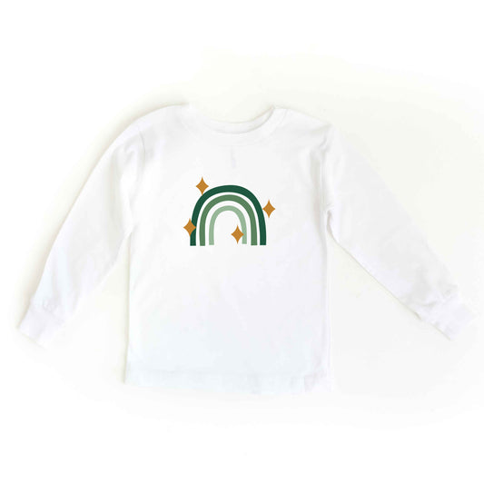 Lucky Rainbow Stars | Toddler Long Sleeve Tee