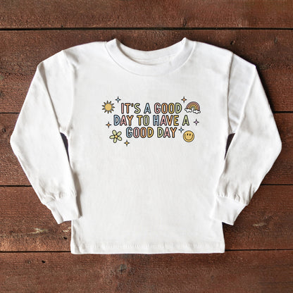 It's A Good Day To Have A Good Day Colorful | Youth Long Sleeve Tee
