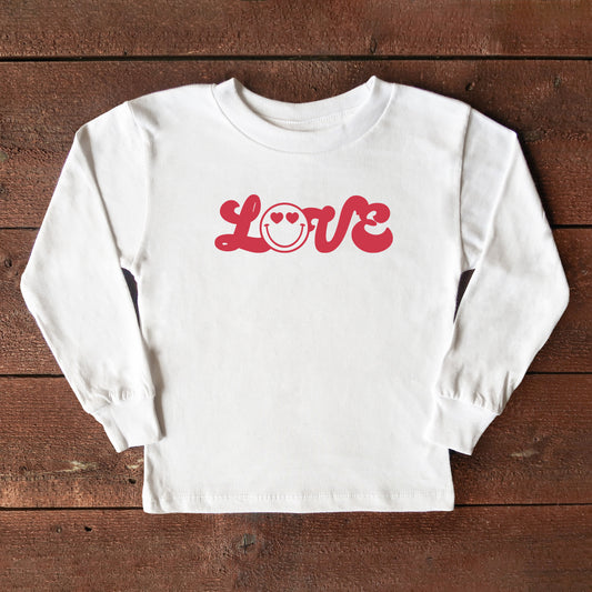 Love Smiley Face | Youth Long Sleeve Tee