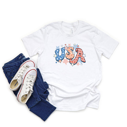 Retro USA | Youth Short Sleeve Crew Neck