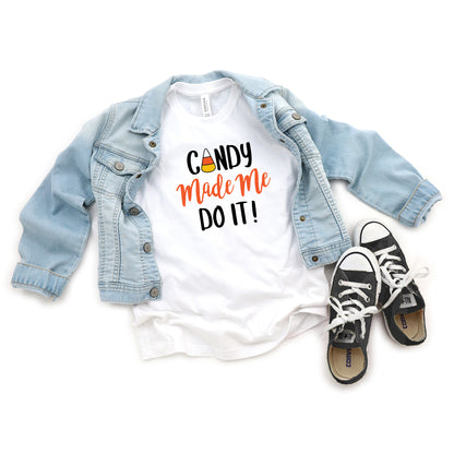 Candy Made Me Do It | Youth Short Sleeve Crew Neck