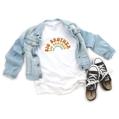 Big Brother Stacked Curved | Youth Short Sleeve Crew Neck