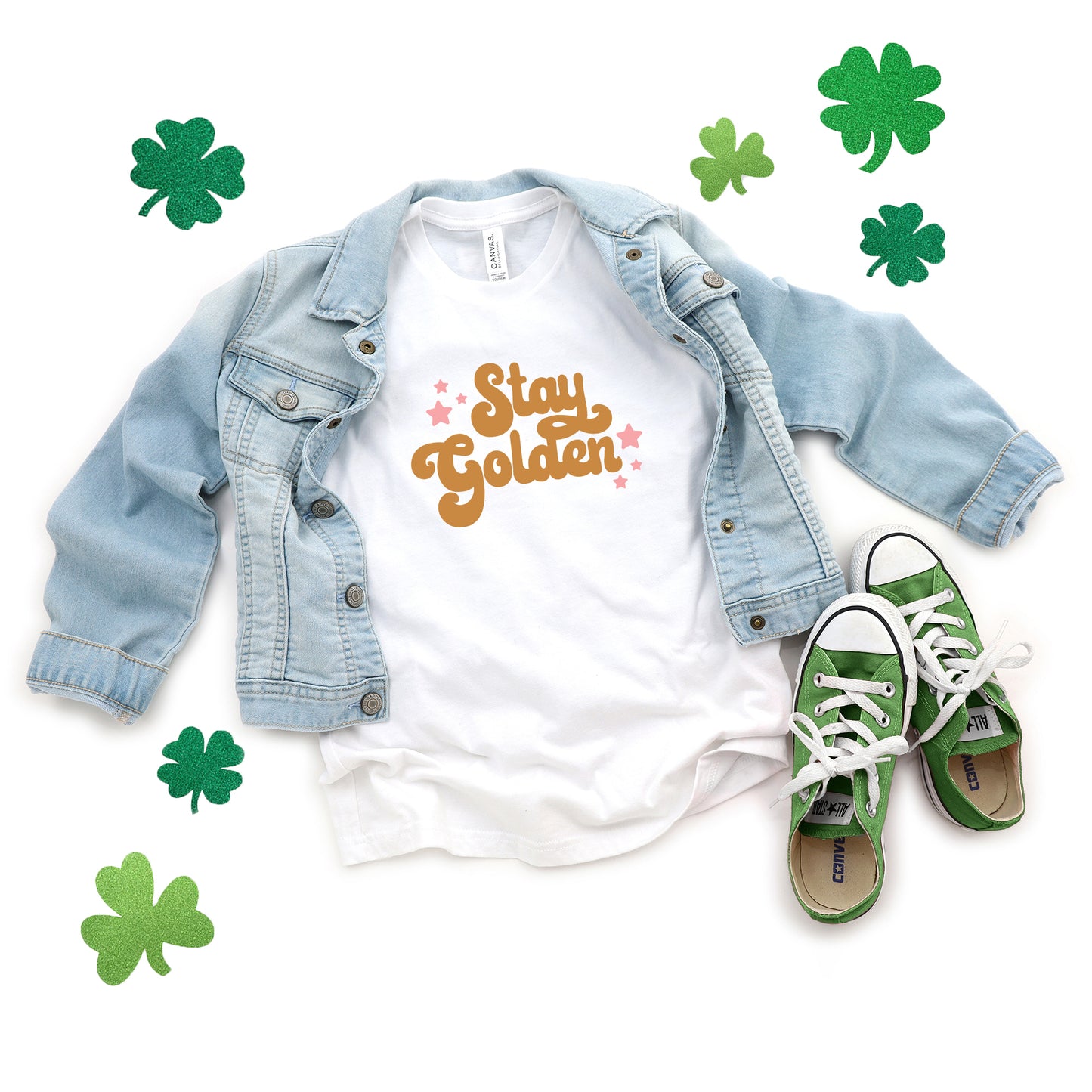 Stay Golden Stars | Youth Short Sleeve Crew Neck