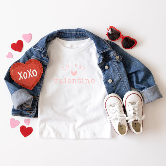 Cutest Valentine | Toddler Short Sleeve Crew Neck
