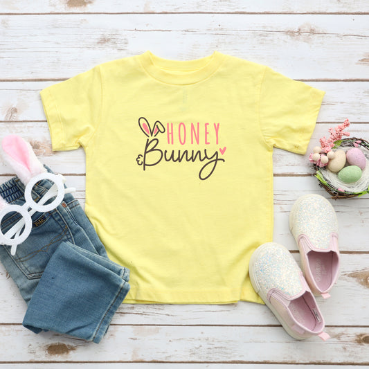 Honey Bunny | Toddler Short Sleeve Crew Neck