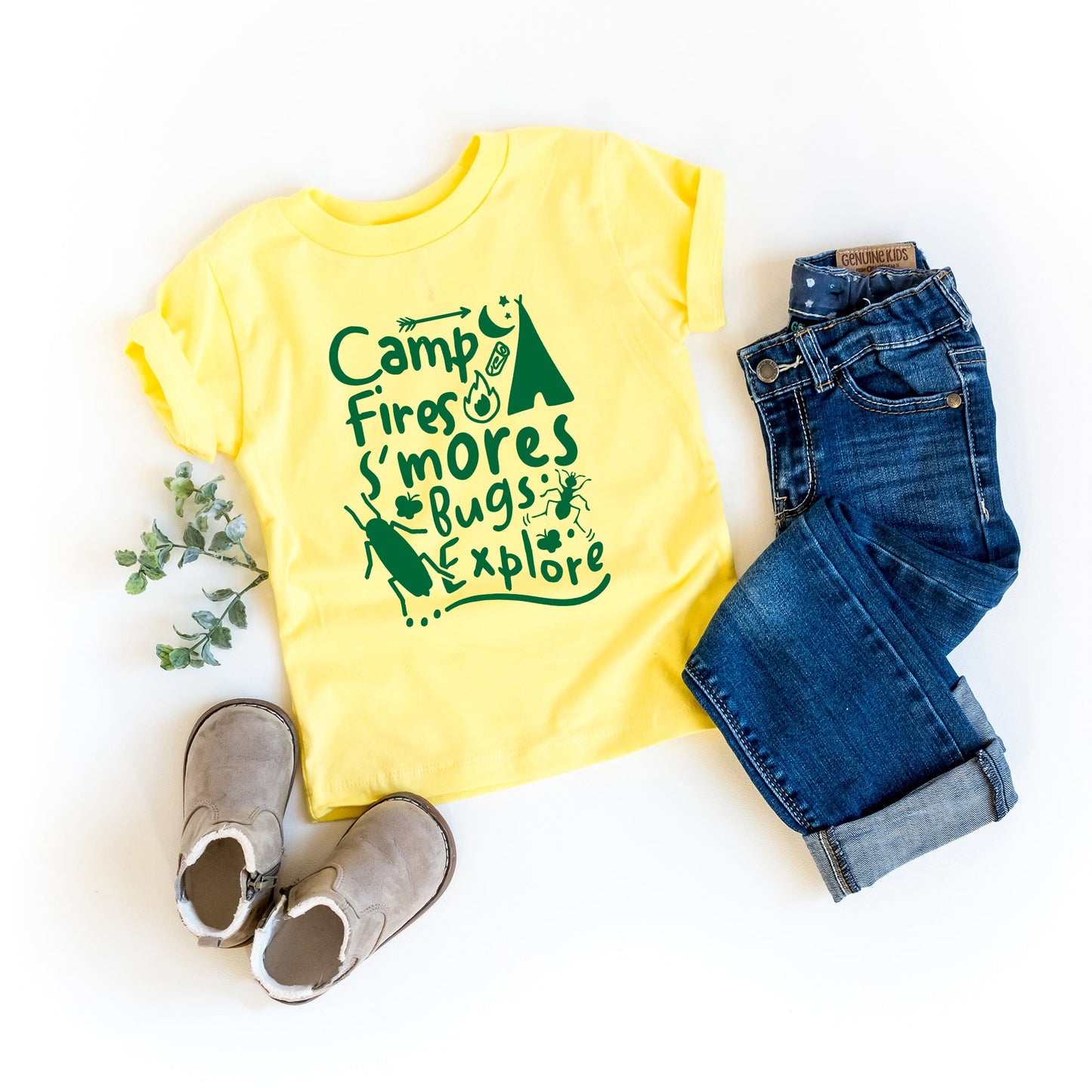 Camp Fire S'mores | Toddler Graphic Short Sleeve Tee