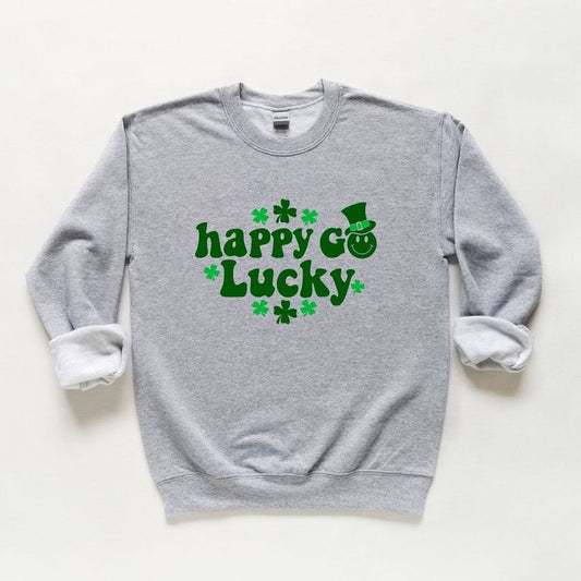 Happy Go Lucky Clovers | Youth Sweatshirt